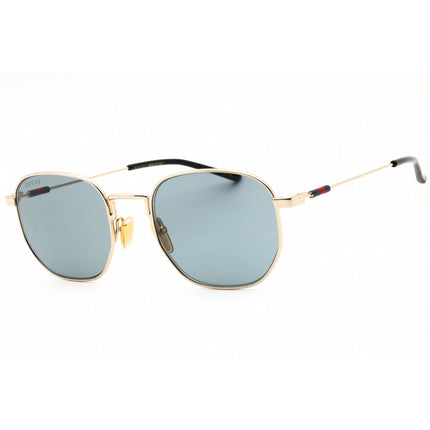 Gucci Men's Sunglasses - Gold Metal Full Rim Grey Lens Round Shape Frame | GG2095S 003 ,