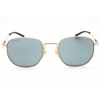 Gucci Men's Sunglasses - Gold Metal Full Rim Grey Lens Round Shape Frame | GG2095S 003 ,