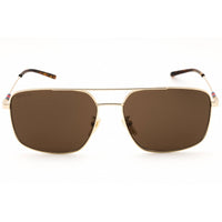 Gucci Men's Sunglasses - Gold Metal Full Rim Rectangular Shape Frame | GG2096SA 004 ,