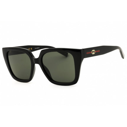 Gucci Women's Sunglasses - Black Injected Propionate Rectangular Frame | GG2102S 001 ,