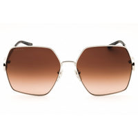 Gucci Women's Sunglasses - Silver Metal Full Rim Oversized Shape Frame | GG2163S 003 ,