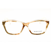 Guess by Marciano Women's Eyeglasses - Beige/Brown/Green Full Rim Frame | GM0397 059 ,