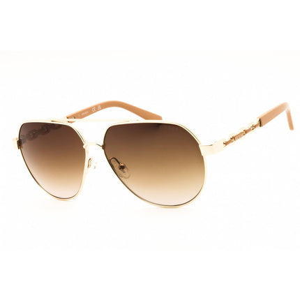 Guess Factory Women's Sunglasses - Gold Metal Aviator Full Rim Frame | GF00033 32E ,