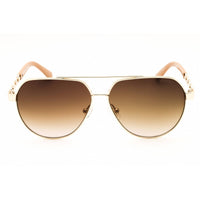 Guess Factory Women's Sunglasses - Gold Metal Aviator Full Rim Frame | GF00033 32E ,