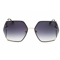 Guess Factory Women's Sunglasses - Gold Metal Geometric Full Rim Frame | GF00036 32B ,