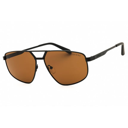 Guess Factory Men's Sunglasses - Matte Black Metal Pilot Full Rim Frame | GF00044 02E ,