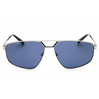 Guess Factory Men's Sunglasses - Shiny Gunmetal Metal Full Rim Frame | GF00044 08V ,