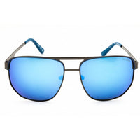 Guess Factory Men's Sunglasses - Shiny Dark Nickeltin Full Rim Frame | GF00061 06X ,