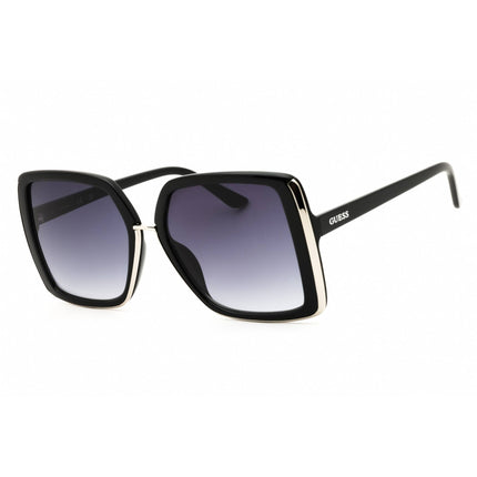 Guess Factory Women's Sunglasses - Shiny Black Butterfly Shape Frame | GF00068 01C ,