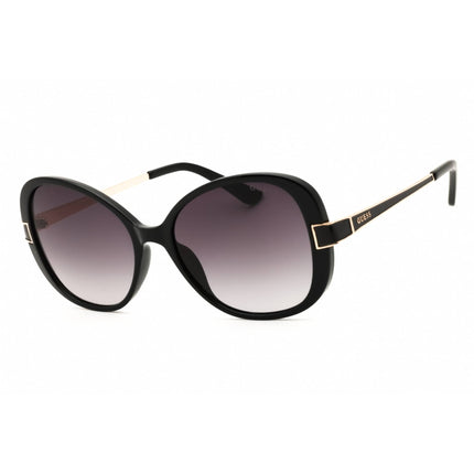 Guess Factory Women's Sunglasses - Shiny Black Cat Eye Full Rim Frame | GF6162 01B ,
