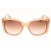 Guess Factory Women's Sunglasses - Shiny Beige Cat Eye Full Rim Frame | GF6169 57F ,
