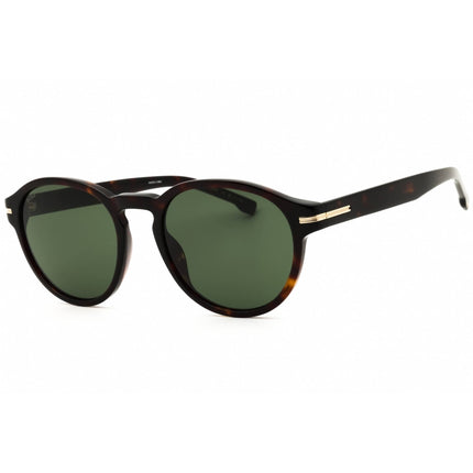 Hugo Boss Men's Sunglasses - Havana Acetate Round Full Rim Frame | 1506/S 0086 QT ,