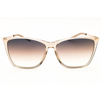 Hugo Boss Women's Sunglasses - Beige/Gold Acetate Full Rim Frame | 1661/S 084A PR ,