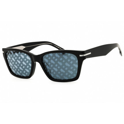 Hugo Boss Men's Sunglasses - Black Acetate Square Full Rim Frame | 1739/F/SK 0807 MD ,