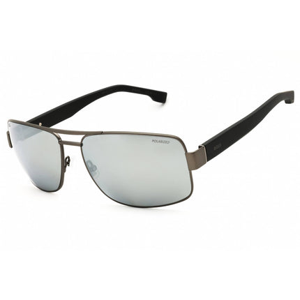 Hugo Boss Men's Sunglasses - Matte Dark Ruthenium Full Rim Frame | 1761/S 0R80 EX ,