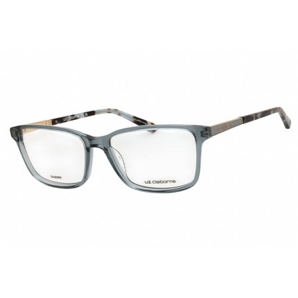 Liz Claiborne Women's Eyeglasses - Aqua Crystal Rectangular Frame | L 671 0E1N 00 ,