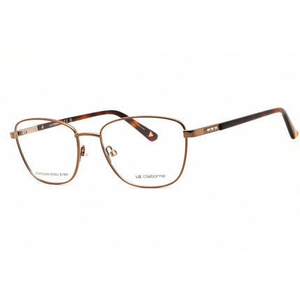 Liz Claiborne Women's Eyeglasses - Light Brown Metal Full Rim Frame | L 682 0TUI 00 ,