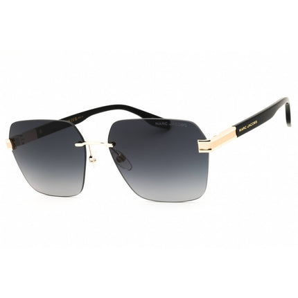 Marc Jacobs Men's Sunglasses - Black/Gold Metal Rectangular Rimless | 713/S 0807 9O ,
