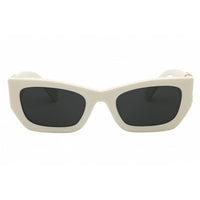 Miu Miu Women's Sunglasses - White Acetate Cat Eye Full Rim Frame | 0MU 09WS 1425S0 ,