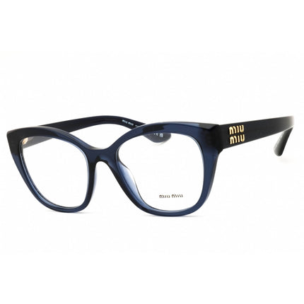 Miu Miu Women's Eyeglasses - Blue Acetate Oval Shape Full Rim Frame | MU 05XV 08Q1O1 ,