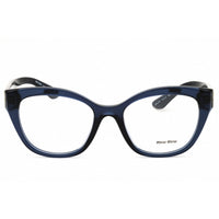 Miu Miu Women's Eyeglasses - Blue Acetate Oval Shape Full Rim Frame | MU 05XV 08Q1O1 ,