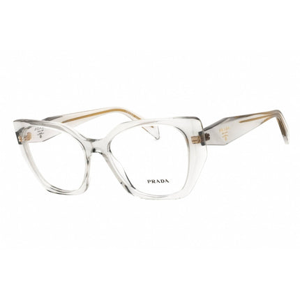 Prada Women's Eyeglasses - Transparent Grey Acetate Full Rim Frame | 0PR 18WV 12R1O1 ,