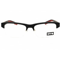 SPY Men's Eyeglasses - Matte Black Plastic Half Rim Frame | Gordon 55 573497849000 ,