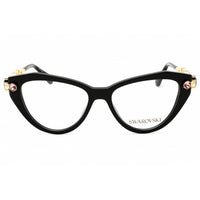 Swarovski Women's Eyeglasses - Black Acetate Cat Eye Full Rim Frame | 0SK2047 1001 ,