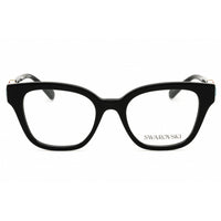 Swarovski Women's Eyeglasses - Black Acetate Rectangular Full Rim Frame | 0SK2048 1001 ,