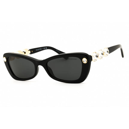 Swarovski Women's Sunglasses - Black Acetate Cat Eye Full Rim Frame | SK6033 100187 ,