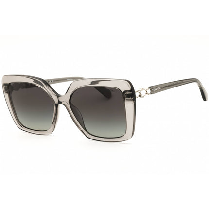 Swarovski Women's Sunglasses - Transparent Grey Acetate Full Rim Frame | SK6049 106211 ,