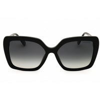 Swarovski Women's Sunglasses - Shiny Black Acetate Oversized Full Rim | SK6049 1001T3 ,
