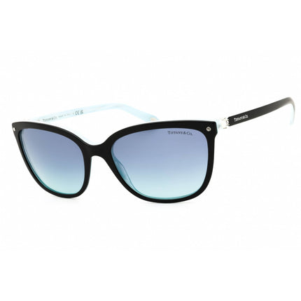 Tiffany Women's Sunglasses - Black Acetate Cat Eye Full Rim Frame | TF4105HB 81939S ,