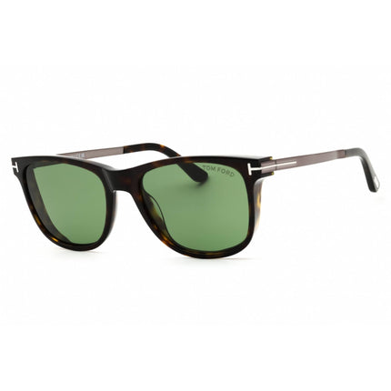 Tom Ford Men's Sunglasses - Dark Havana Acetate Rectangular Shape Frame | FT1104 52N ,