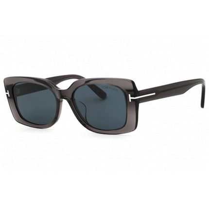 Tom Ford Women's Sunglasses - Grey Acetate Full Rim Rectangular Frame | FT1170-K 20A ,