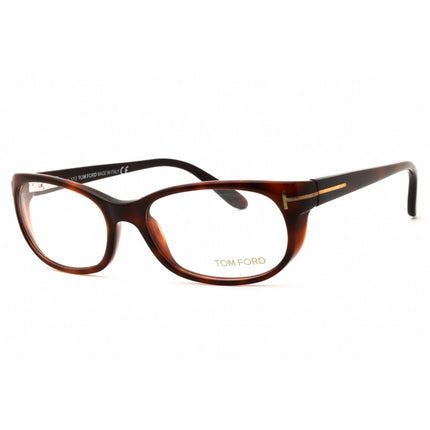 Tom Ford Women's Eyeglasses - Havana Acetate Full Rim Oval Shape Frame | FT5229 052 ,