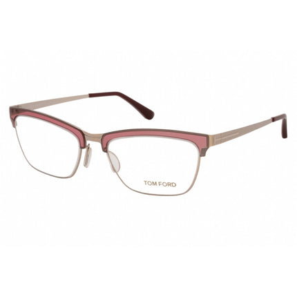 Tom Ford Women's Eyeglasses - Bordeaux Metal Full Rim Cat Eye Shape Frame | FT5392 071 ,