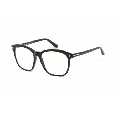 Tom Ford Unisex Eyeglasses - Shiny Black Acetate Full Rim Shape Frame | FT5481-B 001 ,