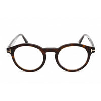 Tom Ford Unisex Eyeglasses - Havana Acetate Full Rim Round Shape Frame | FT5529-B 052 ,