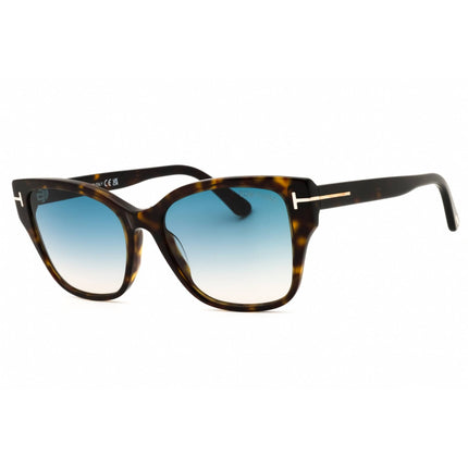 Tom Ford Women's Sunglasses - Dark Havana Acetate Cat Eye Full Rim Frame | FT1108 52P ,