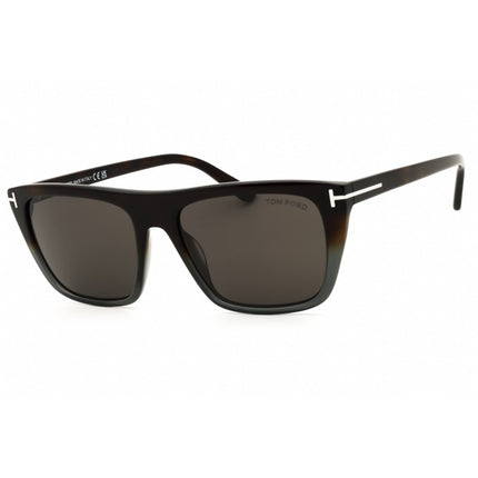 Tom Ford Men's Sunglasses - Coloured Havana Acetate Rectangular Full Rim | FT1175 55A ,