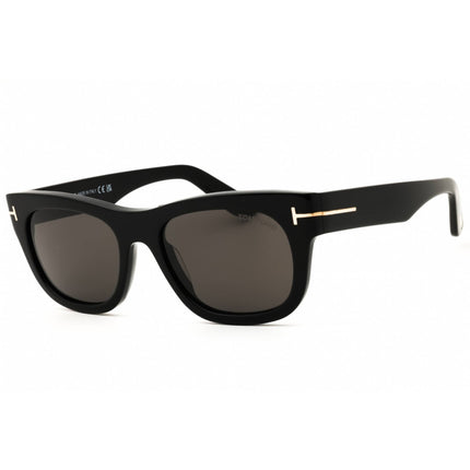 Tom Ford Men's Sunglasses - Shiny Black Acetate Rectangular Full Rim | FT1334 01A ,
