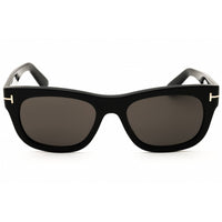 Tom Ford Men's Sunglasses - Shiny Black Acetate Rectangular Full Rim | FT1334 01A ,