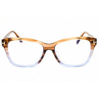 Tom Ford Women's Eyeglasses - Light Brown Acetate Cat Eye Full Rim | FT5597-F-B 047 ,