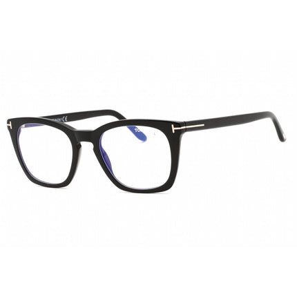 Tom Ford Men's Eyeglasses - Shiny Black Acetate Rectangular Full Rim | FT5736-B 001 ,