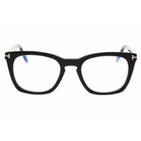 Tom Ford Men's Eyeglasses - Shiny Black Acetate Rectangular Full Rim | FT5736-B 001 ,