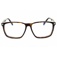 Tom Ford Men's Eyeglasses - Dark Havana Acetate Rectangular Full Rim | FT5959-B 052 ,
