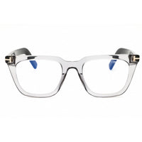 Tom Ford Men's Eyeglasses - Grey/Black Acetate Rectangular Full Rim | FT5963-B 020 ,
