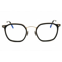 Tom Ford Men's Eyeglasses - Black/Gold Metal Round Shape Full Rim Frame | FT5974-B 005 ,