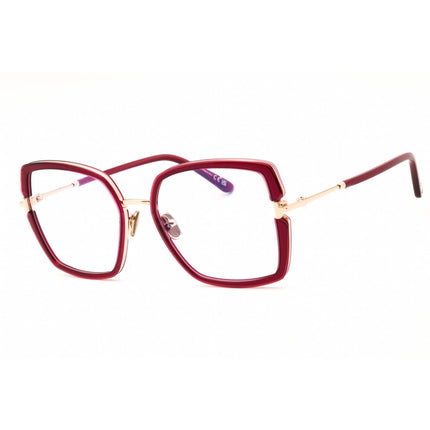 Tom Ford Women's Eyeglasses - Shiny Fuxia Metal Oversized Full Rim | FT5985-B 075 ,
